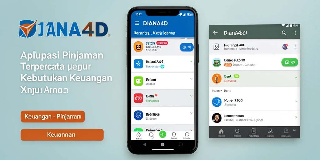 Antarmuka pengguna aplikasi DIANA4D yang intuitif dan mudah digunakan.