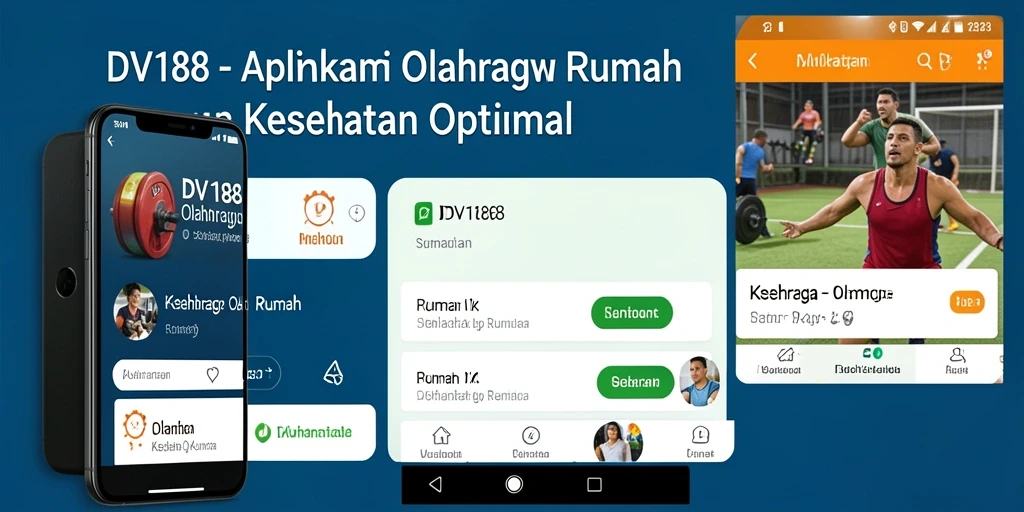 Antarmuka DV188 yang mudah digunakan untuk olahraga di rumah.
