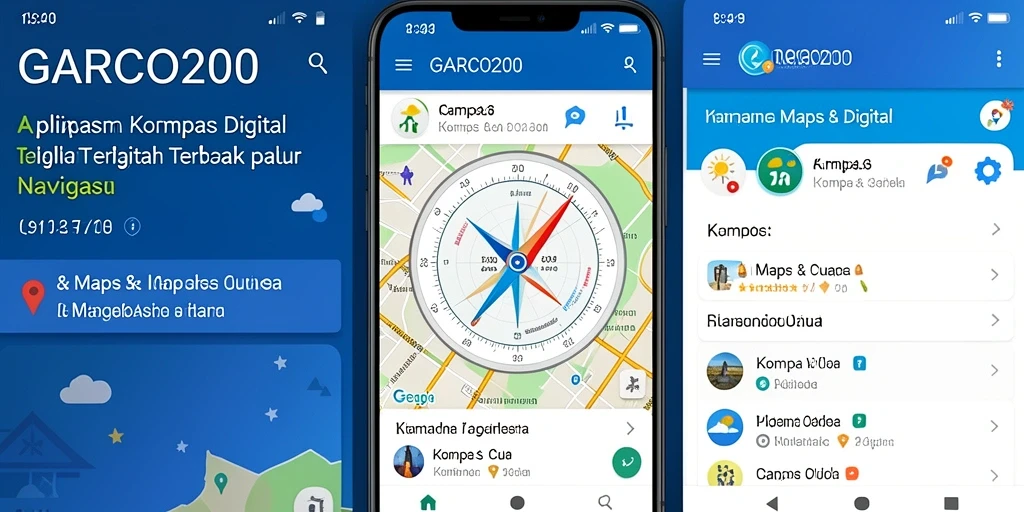 Tampilan antarmuka GARCO200 yang intuitif dan fungsional.