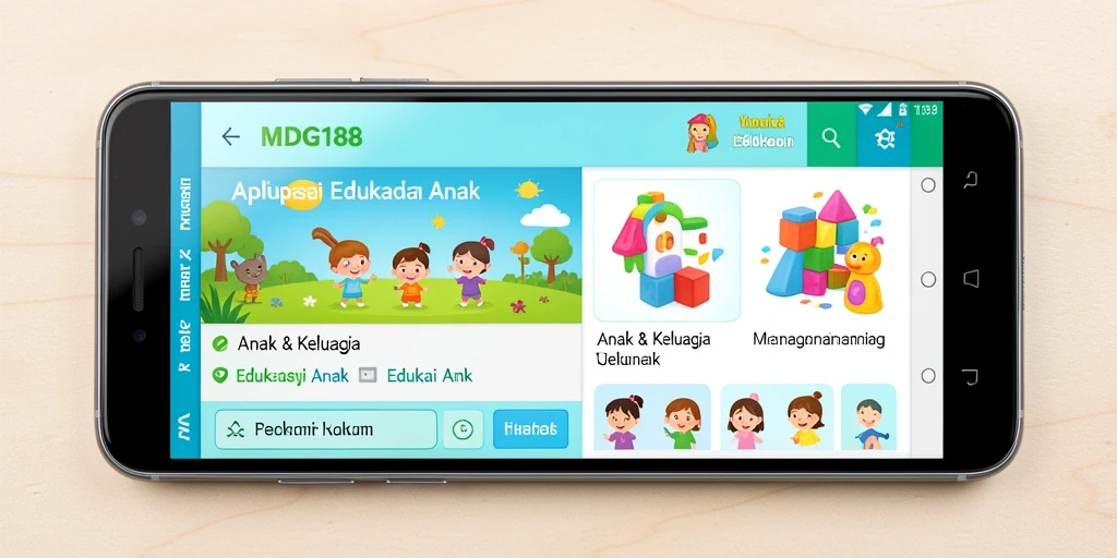 Screenshot MDG188 menunjukkan antarmuka interaktif yang menarik.