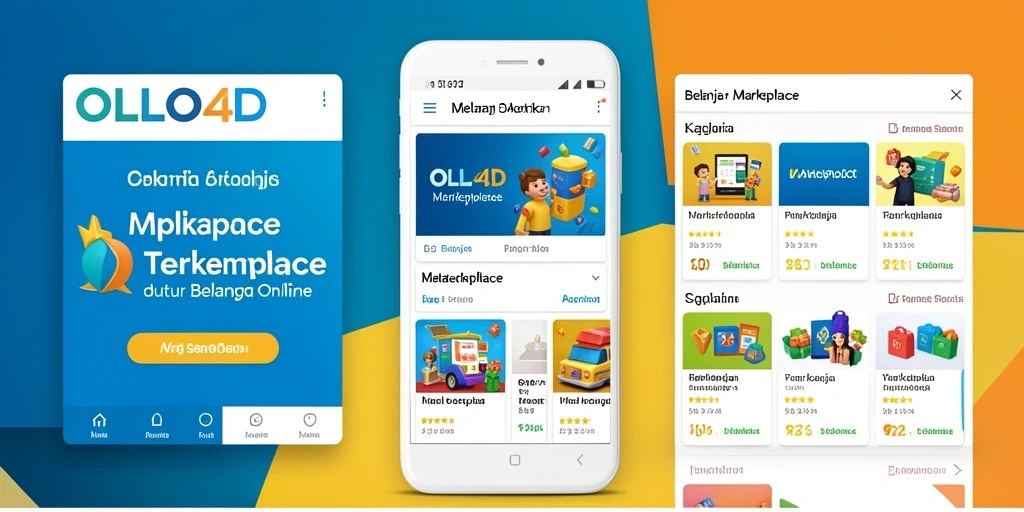 Antarmuka pengguna OLLO4D yang sederhana dan intuitif.