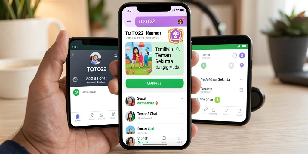 Screenshot menunjukkan antarmuka TOTO22 yang menarik untuk mencari teman.